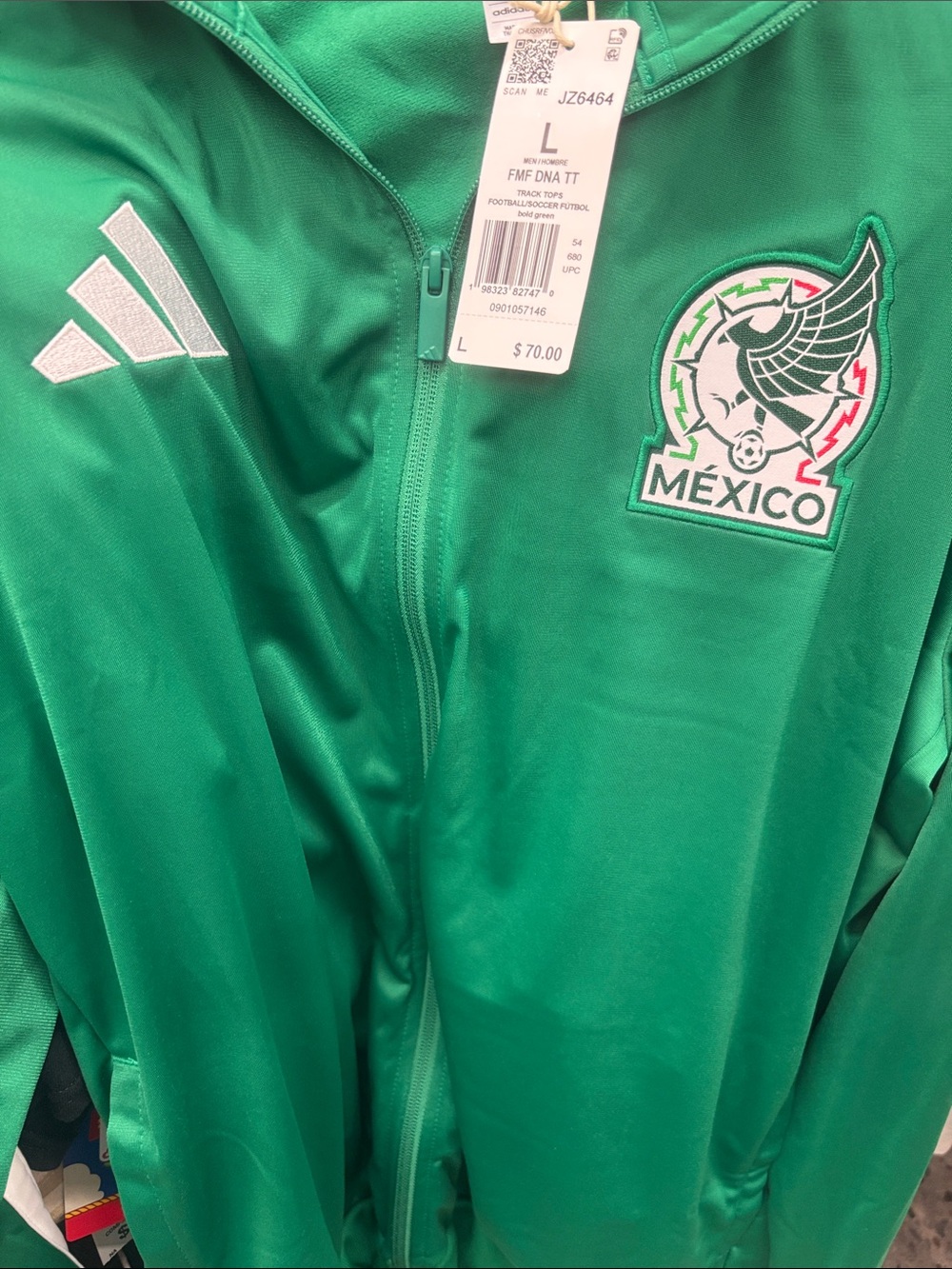 adidas Green México Crest Track Jacket